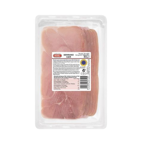 Noel Sliced Serrano Ham 9 Months 80g