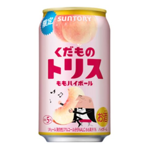 Suntory Tris Highball Peach Flavor (Alcohol 5%) 350ml [Parallel Import]