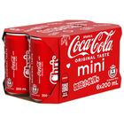 Coca-cola Coke 200ml x 6(The new and old packaging will be shipped out randomly)