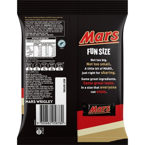 Mars Chocolate Fun Size 192g