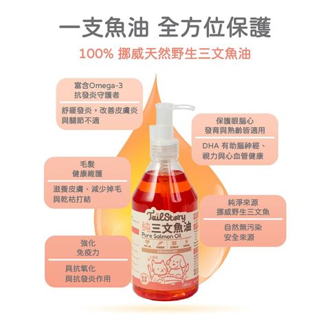 Tail Story Pet Norwegian Salmon Oil 300ml