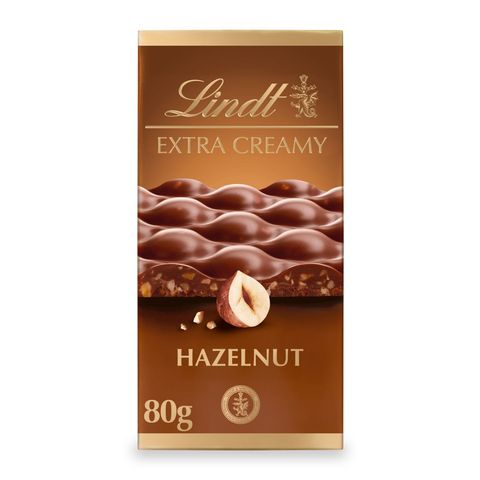 Lindt Extra Creamy Milk Hazelnut 80g