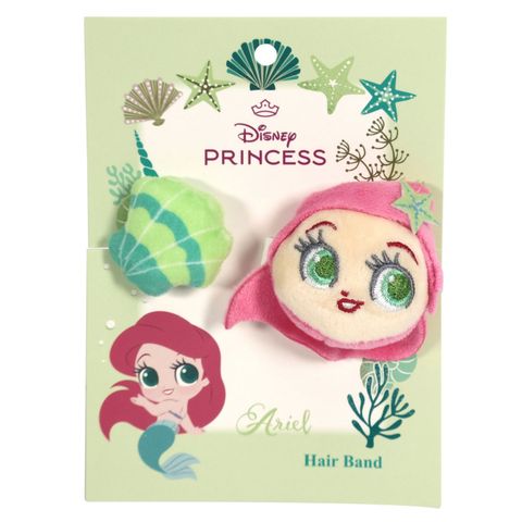 Disney Princess Hair Band with 3D Plush Head - Ariel 