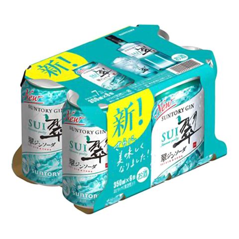Suntory - Sui Gin Soda Highball Alc.7% 350ml x6[Parallel Import]