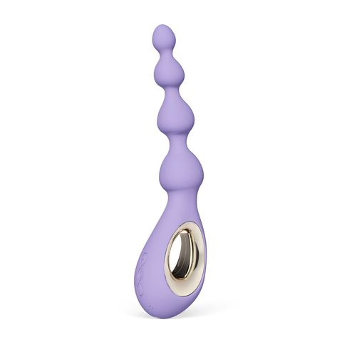 Lelo Soraya Beads Anal Massager Violet Dusk 1 Piece (Unisex design, specifically crafted for beginners exploring anal play. Fully waterproof body.)