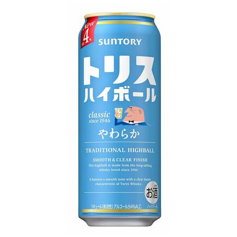 三得利 Tris Highball Soft 罐裝 Alc. 4% 500毫升 [平行進口]