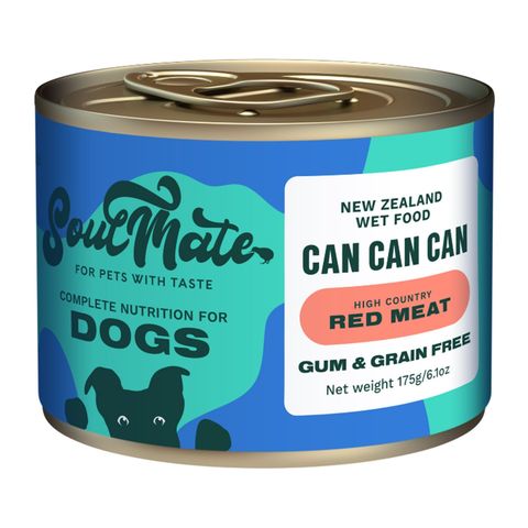 Soulmate Can Can Can High Country Red Meat Dogs Food 175g