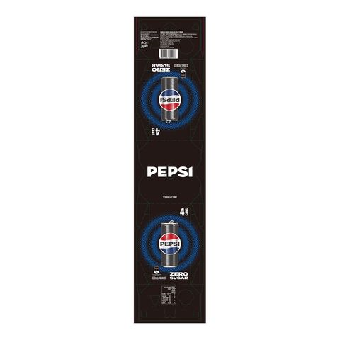 Pepsi Zero Sugar Can 4 x 330ml