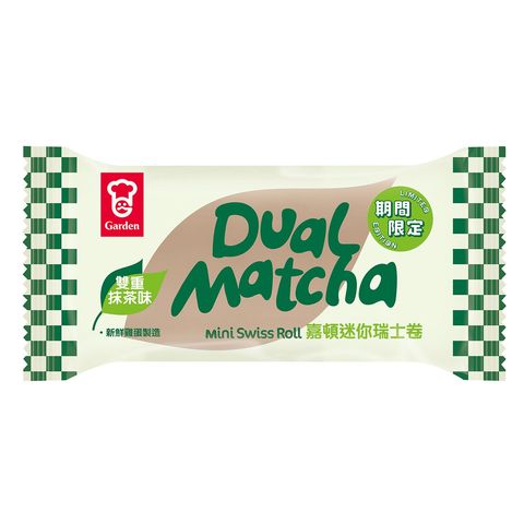 嘉頓 迷你瑞士卷雙重抹茶味 60克