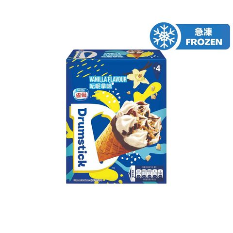 Nestle Drumstick Vanilla Flavour Cone 4 x 115 ml (The new and old packaging will be shipped out randomly)