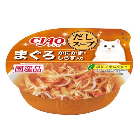 Ciao Soup Cup Tuna, Crab Stick, Whitebait 60g