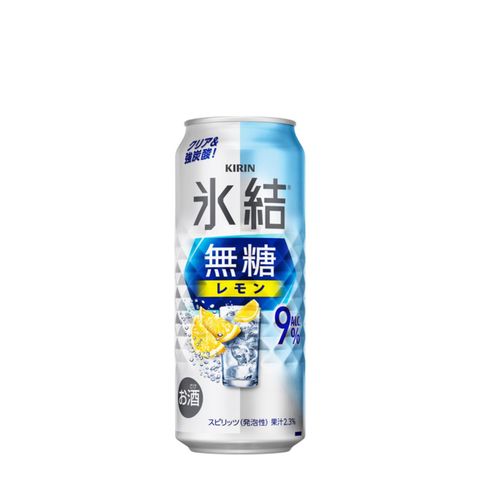 麒麟 冰结無糖梳打酒 檸檬風味 Alc. 9% 500毫升 [平行進口]