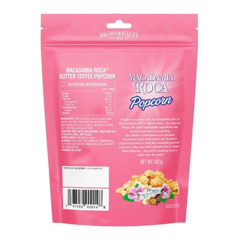 Brown & Haley Roca Almond Roca Toffee Butter Macadamia Popcorn 140g