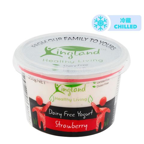 Kingland Greek Style Soy Yogurt Strawberry (Vegan) 250g