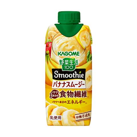 Kagome Yasai Seikatsu 100 Smoothie Banana Smoothie Juice 330ml [Parallel Import]