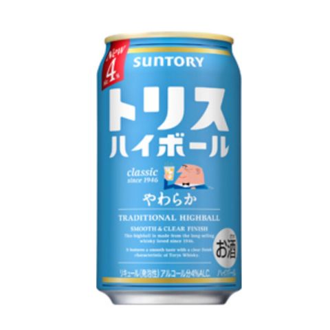 Suntory Tris Traditional Highball Alc.4% 350ml [Parallel Import]