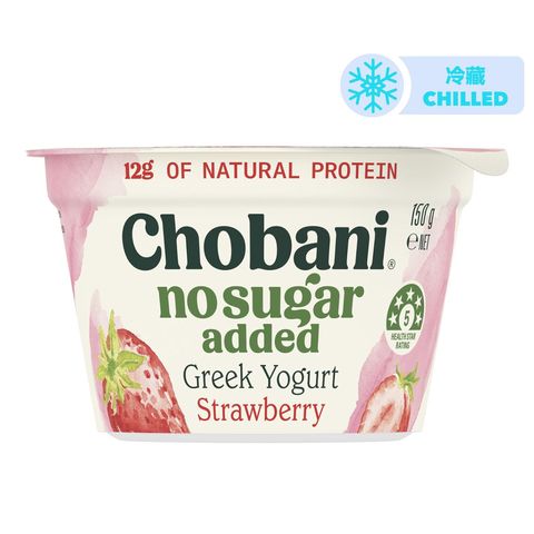 Chobani No Sugar Added Strawberry Greek Yogurt 150g