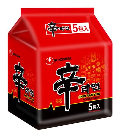 Nong Shim Shin Ramyun 120g x 5