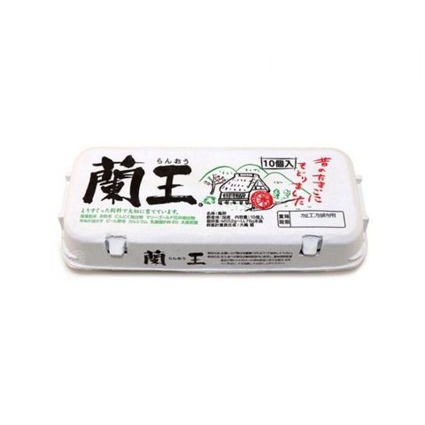 日本 蘭王 雞蛋 一盒 10個裝 (包裝隨機發貨)