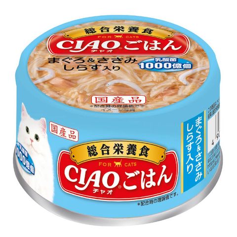 Ciao Staple Food Canned - Tuna & Chicken & Rice Fish Flavor 85g