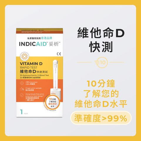 Indicaid Vitamin D Rapid Test 1 Piece
