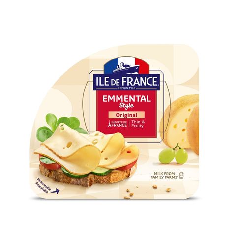 Ile De France 埃曼塔切片芝士片 150克 (新舊包裝隨機發貨)