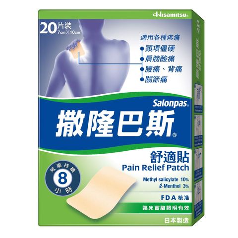 Salonpas Pain Relief Patch 20 Pieces