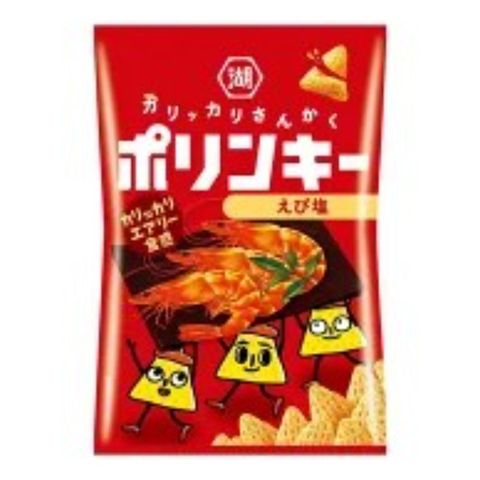 Koikeya Polinky Shrimp and Salt Flavor Crispy Snacks 53g [Parallel Import]