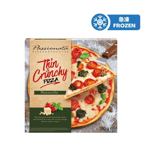 Passionata Thin & Crunchy Mozzarella Pizza 320g