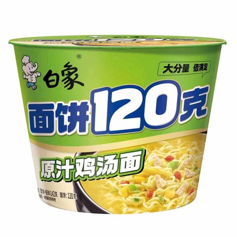 白象 原汁雞湯碗麵 142克
