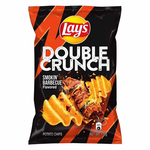 Lay's Double Crunch Barbecue Flavored Potato Chips 170g