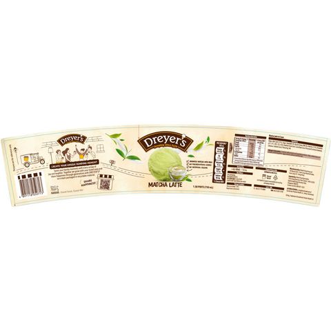 Dreyer's Grand Matcha Latte Ice Cream 750ml (The new and old packaging will be shipped out randomly)
