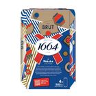 Kronenbourg 1664 Brut King Can Beer 500ml x 4 (The new and old packaging will be shipped out randomly)