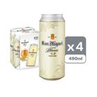 San Miguel Cerveza Blanca King Can Beer 490ml x4