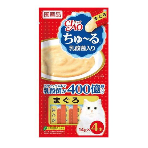 Ciao 超奴 吞拿魚醬 (乳酸菌) 4 x 14克