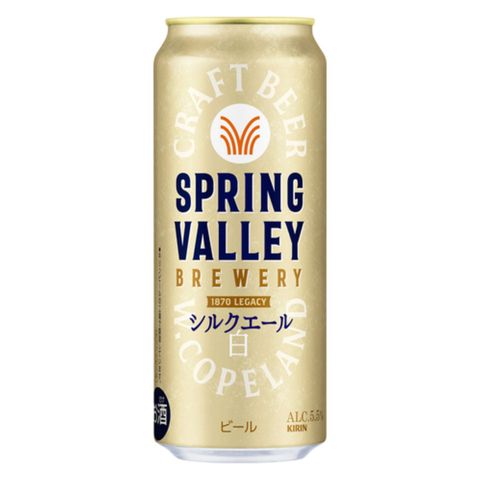 Kirin Spring Valley Brewery Silk Ale White Beer Alc. 5.5% 500ml [Parallel Import]