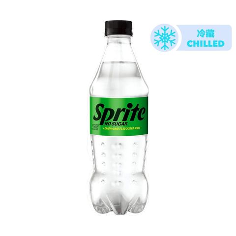 Sprite Lemon-lime Flavoured Soda (No Sugar) 500ml (The new and old packaging will be shipped out randomly)