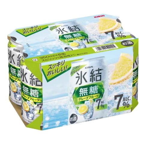 Kirin Ice Breaker Sugar-free Grapefruit  Alc. 7% Chu-Hai 350ml x6[Parallel Import]