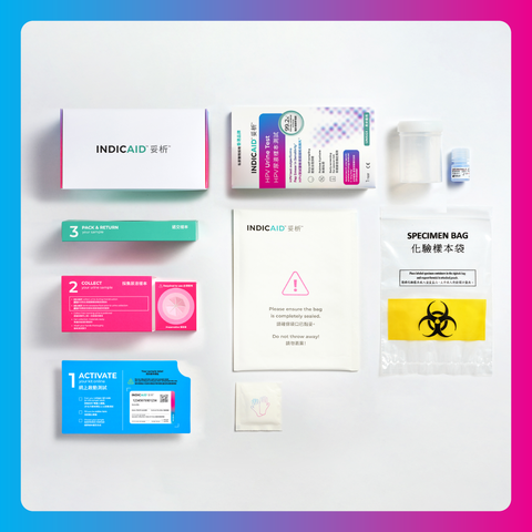 Indicaid HPV (High-risk) Urine Test (with Report) 1 Piece