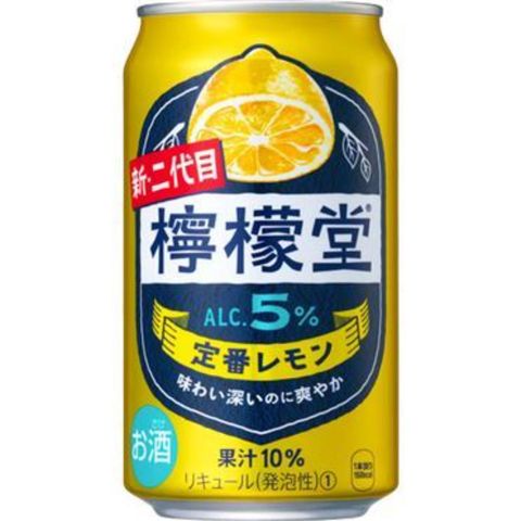 檸檬堂 經典檸檬味 梳打酒 Alc. 5% 350ml [平行進口]