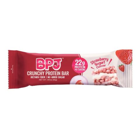 Bpj Crunchy Protein Bar Strawberry Yogurt 55g