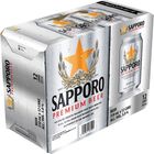 Sapporo Canned Beer 330ml x12
