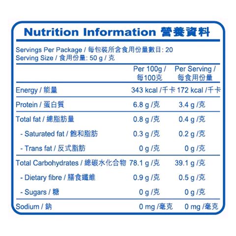 Chewy Akita Premium Pearl Rice 1kg