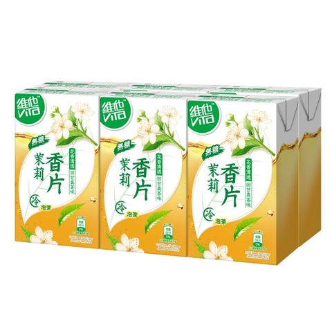 維他 冷泡無糖香片茶 250ml x6 (新舊包裝隨機發貨)
