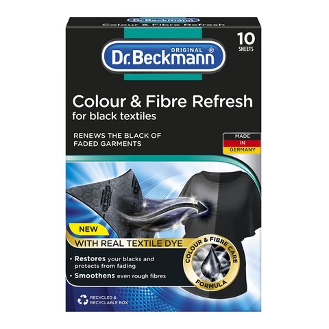 Dr. Beckmann Colour & Fibre Refresh for Black Textiles 10 Sheets