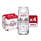 朝日 超爽 3.5% 啤酒巨罐裝 4 x 500毫升 (新舊包裝隨機發貨)