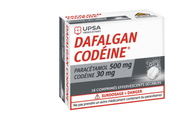 DAFALGAN CODEINE - Paracetamol 500mg + Codeine 30mg Effervescent Tablets - Box of 16