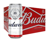 Budweiser Beer Cans 12pcs x 500ml
