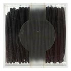 Miniso Black Hair Ties with Container Basic Rubber Band 40 Pieces