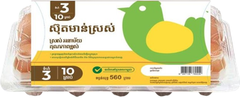 Chicken Egg (No.3) 10 Pieces